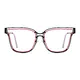 Round Red/Black Eyeglasses