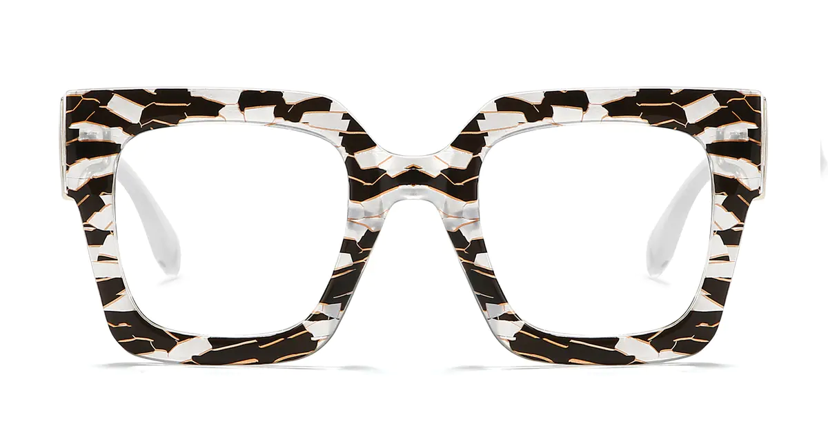 Square Black/Clear Eyeglasses