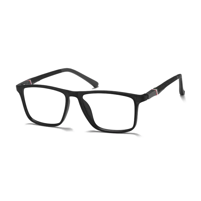 Rectangle Black/Gray Eyeglasses