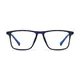 Rectangle Black/Blue Eyeglasses