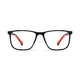 Rectangle Red/Black Eyeglasses