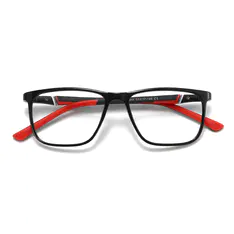 Rectangle Red/Black Eyeglasses