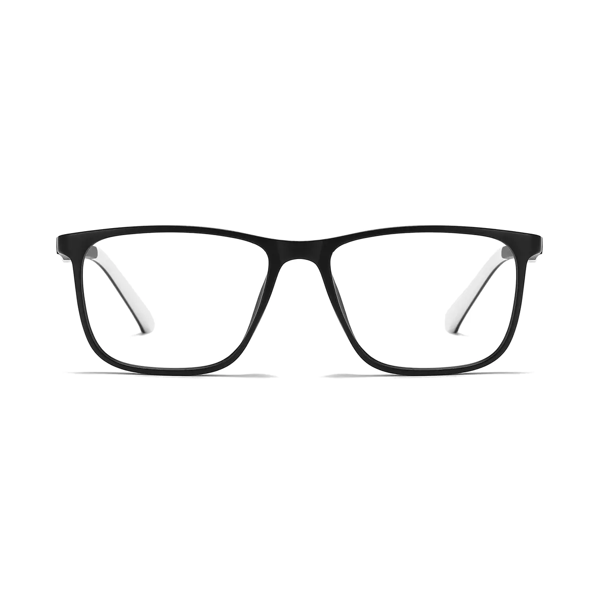 Rectangle Black/White Eyeglasses