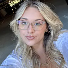 Cat-eye Transparent Green Eyeglasses