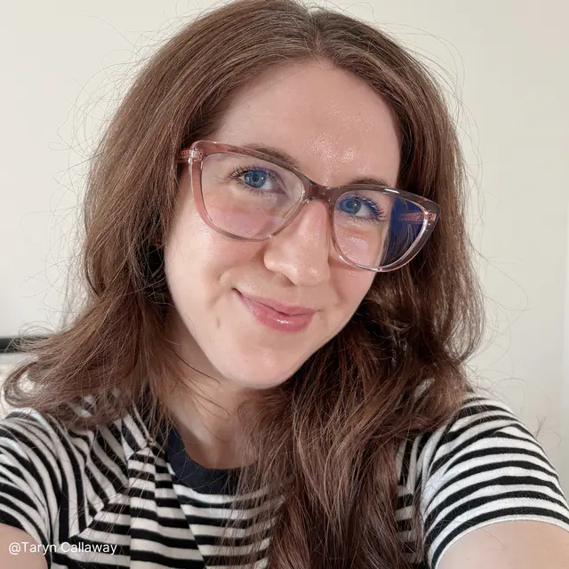 Oval Brown/Clear Eyeglasses