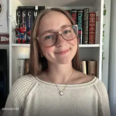 Cat-eye Brown/Clear Eyeglasses