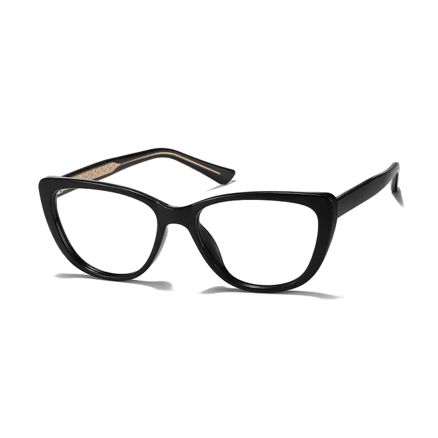 Cat-eye Black Eyeglasses