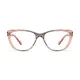 Oval Gradient Pink Eyeglasses