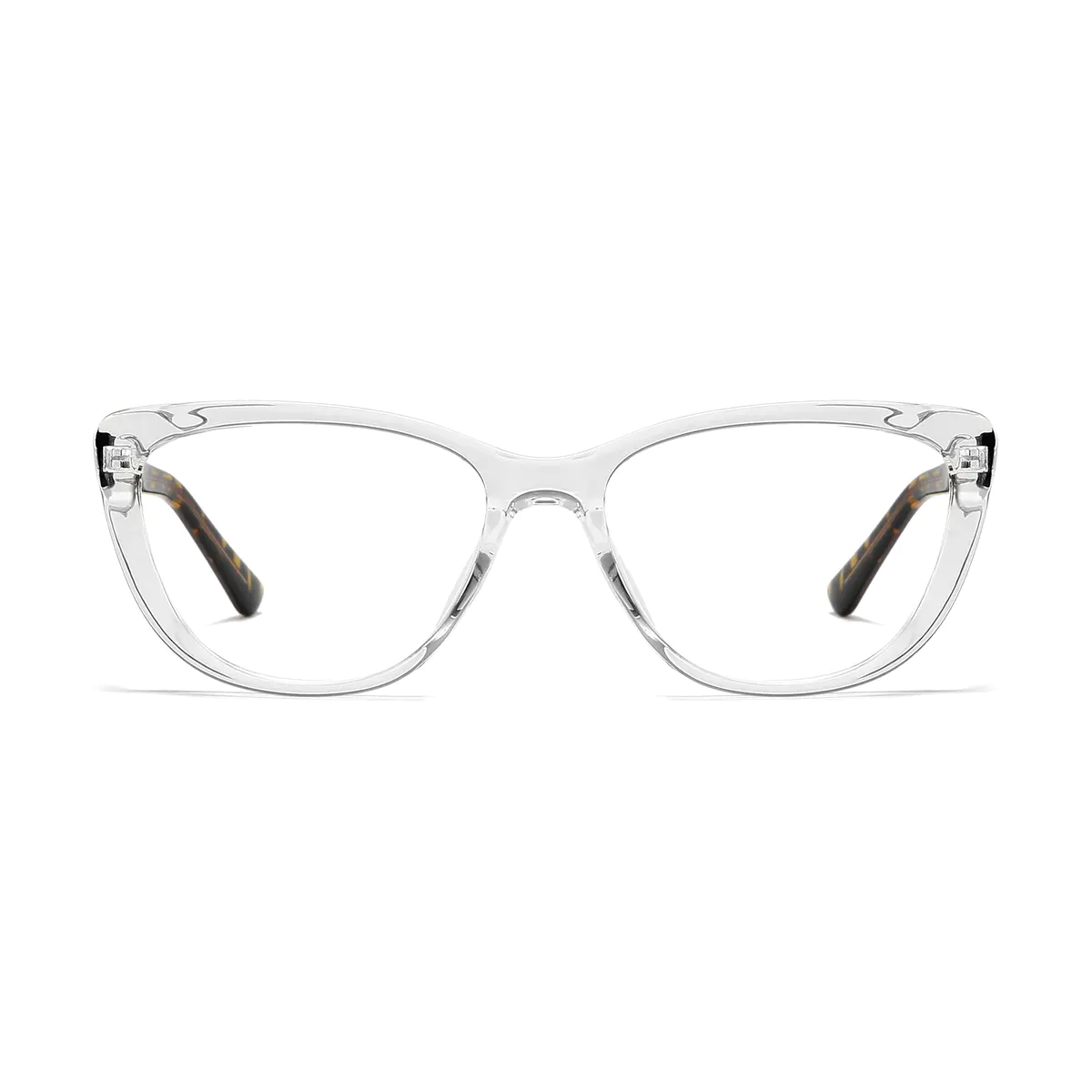 Oval Ivory Tortoiseshell/Clear Eyeglasses