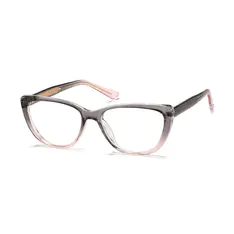 Cat-eye Transparent Gray Eyeglasses