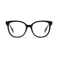 Oval Black Eyeglasses