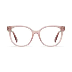 Oval Pink Eyeglasses