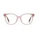 Oval Pink Eyeglasses