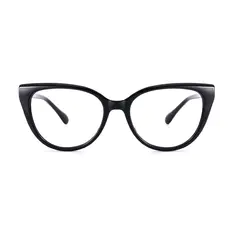 Oval Black Eyeglasses