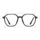 Square Black/Silver Eyeglasses