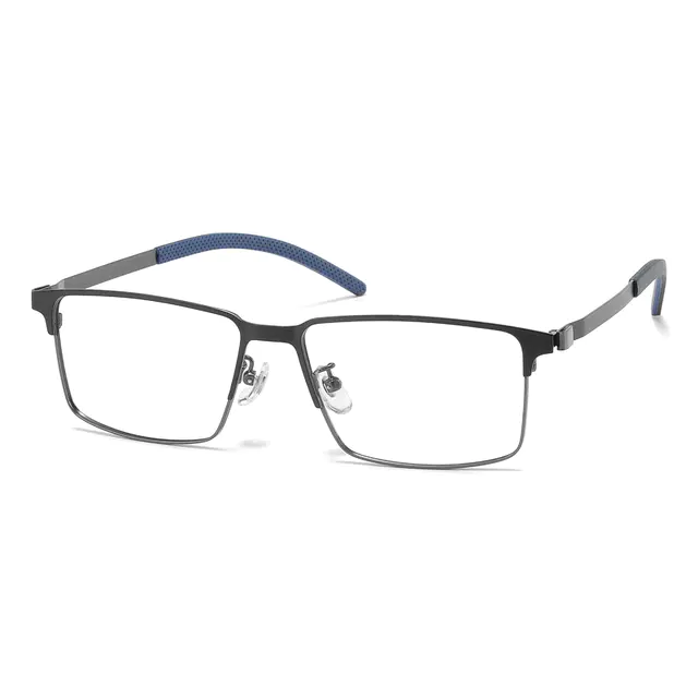 Browline Black/Silver Eyeglasses