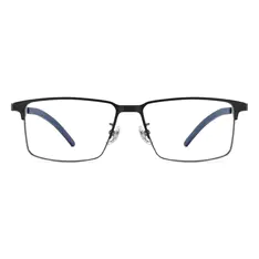 Browline Black/Silver Eyeglasses