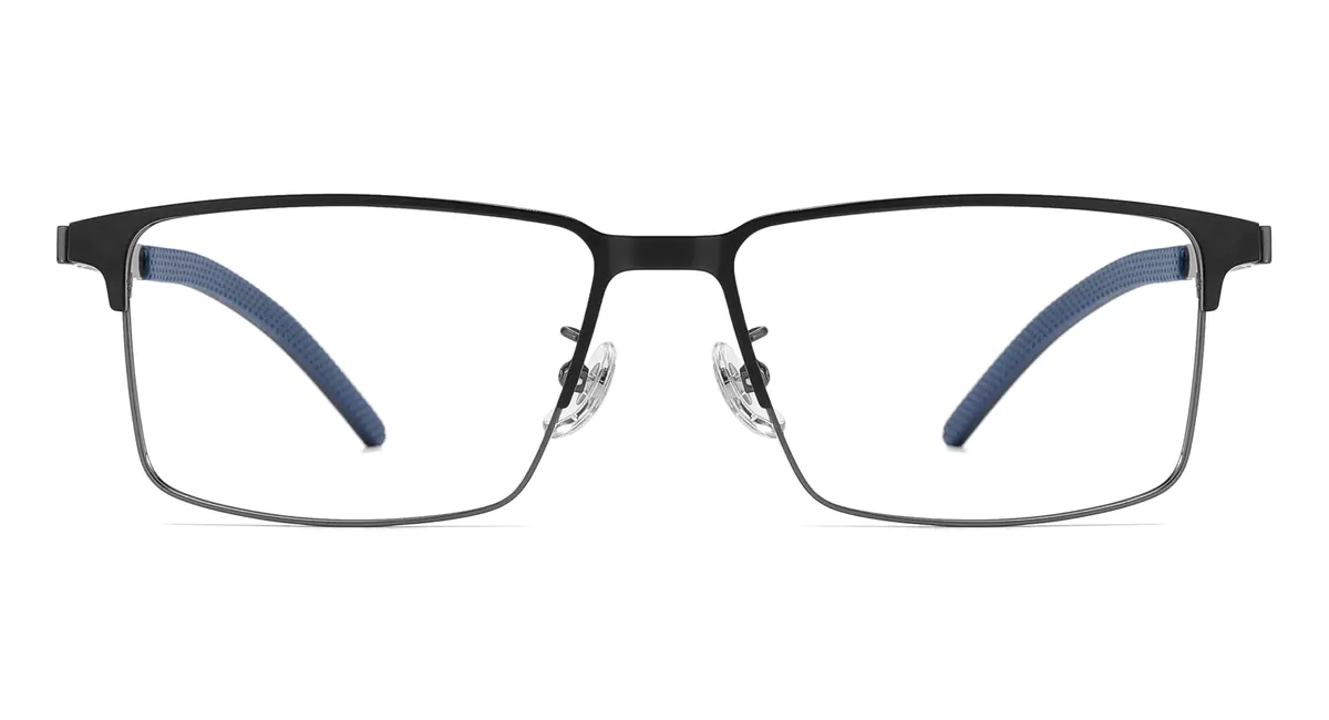Browline Black/Silver Eyeglasses