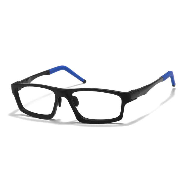 Rectangle Black/Blue SportEyeglasses