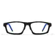 Rectangle Black/Blue SportEyeglasses