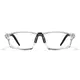 Rectangle Black/Clear Sport Eyeglasses