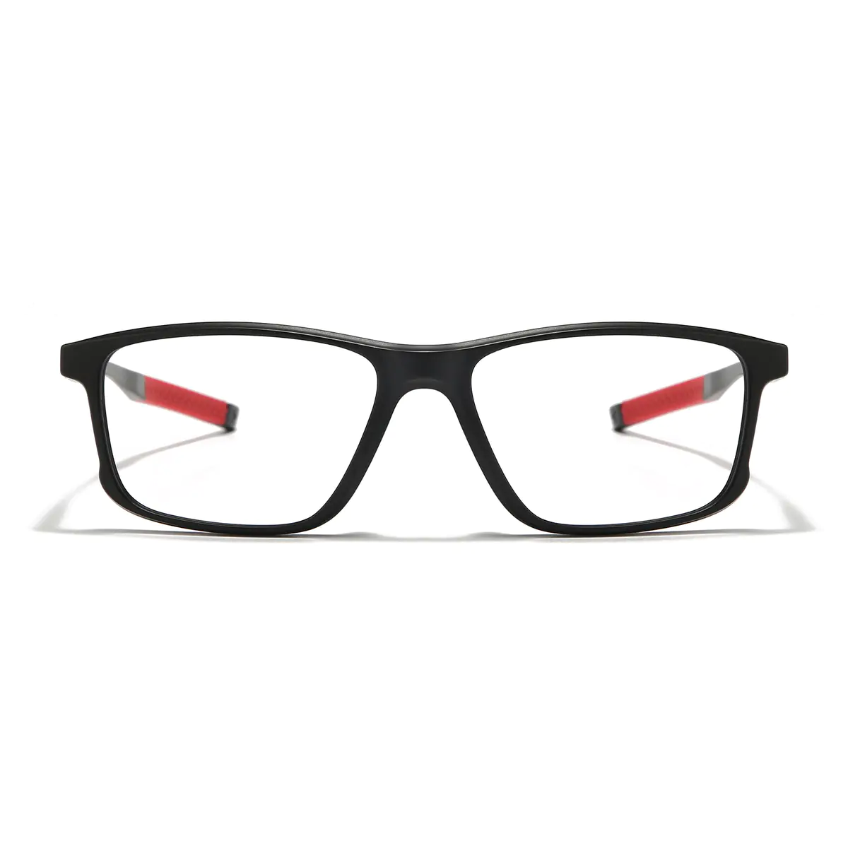 Rectangle Red/Black Eyeglasses