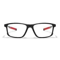Rectangle Red/Black Eyeglasses