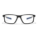 Rectangle Black/Blue Eyeglasses