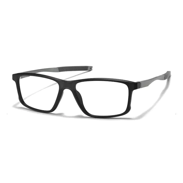 Rectangle Black/Gray Eyeglasses