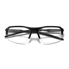 Rectangle Black Sport Eyeglasses