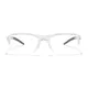 Rectangle Clear/Black Sport Eyeglasses