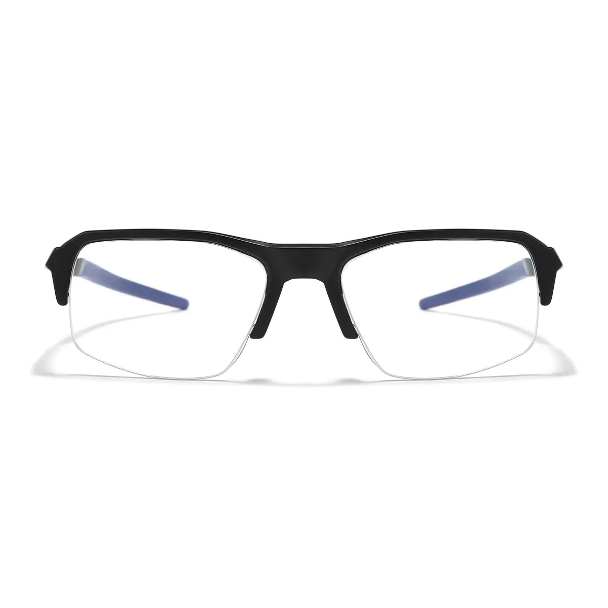 Rectangle Black/Blue Sport Eyeglasses