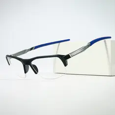 Rectangle Black/Blue Sport Eyeglasses