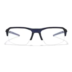 Rectangle Matte Blue Sport Eyeglasses