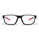 Rectangle Red/Black Eyeglasses