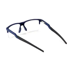Square Matte Blue Eyeglasses