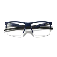 Square Matte Blue Eyeglasses