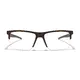 Square Matte Brown Eyeglasses
