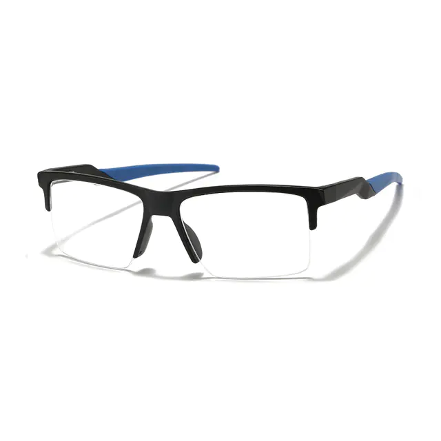 Square Matte Black Eyeglasses