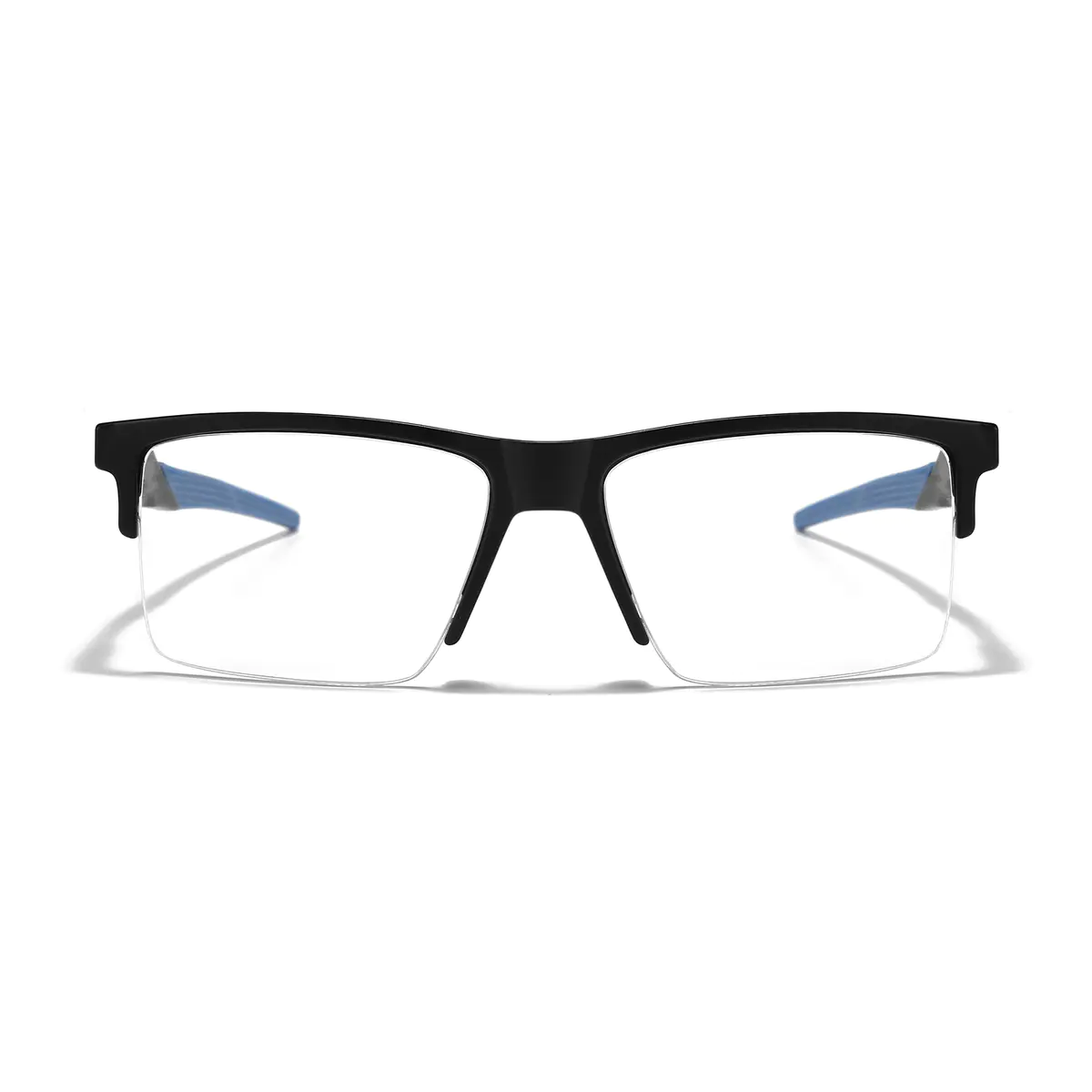 Square Matte Black Eyeglasses