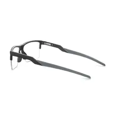 Rectangle Matte Gray Eyeglasses