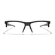 Square Matte Gray Eyeglasses