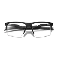 Square Matte Gray Eyeglasses