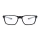 Rectangle Black/Gray Sport Eyeglasses