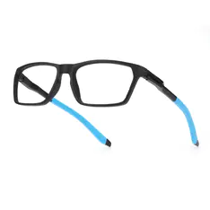 Rectangle Black/Blue Sport Eyeglasses