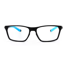 Rectangle Black/Blue Sport Eyeglasses