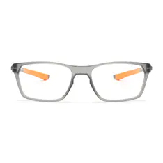 Rectangle Transparent Gray Sport Eyeglasses