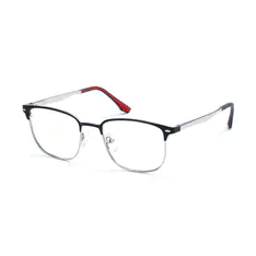 Square Gray/Silver Eyeglasses