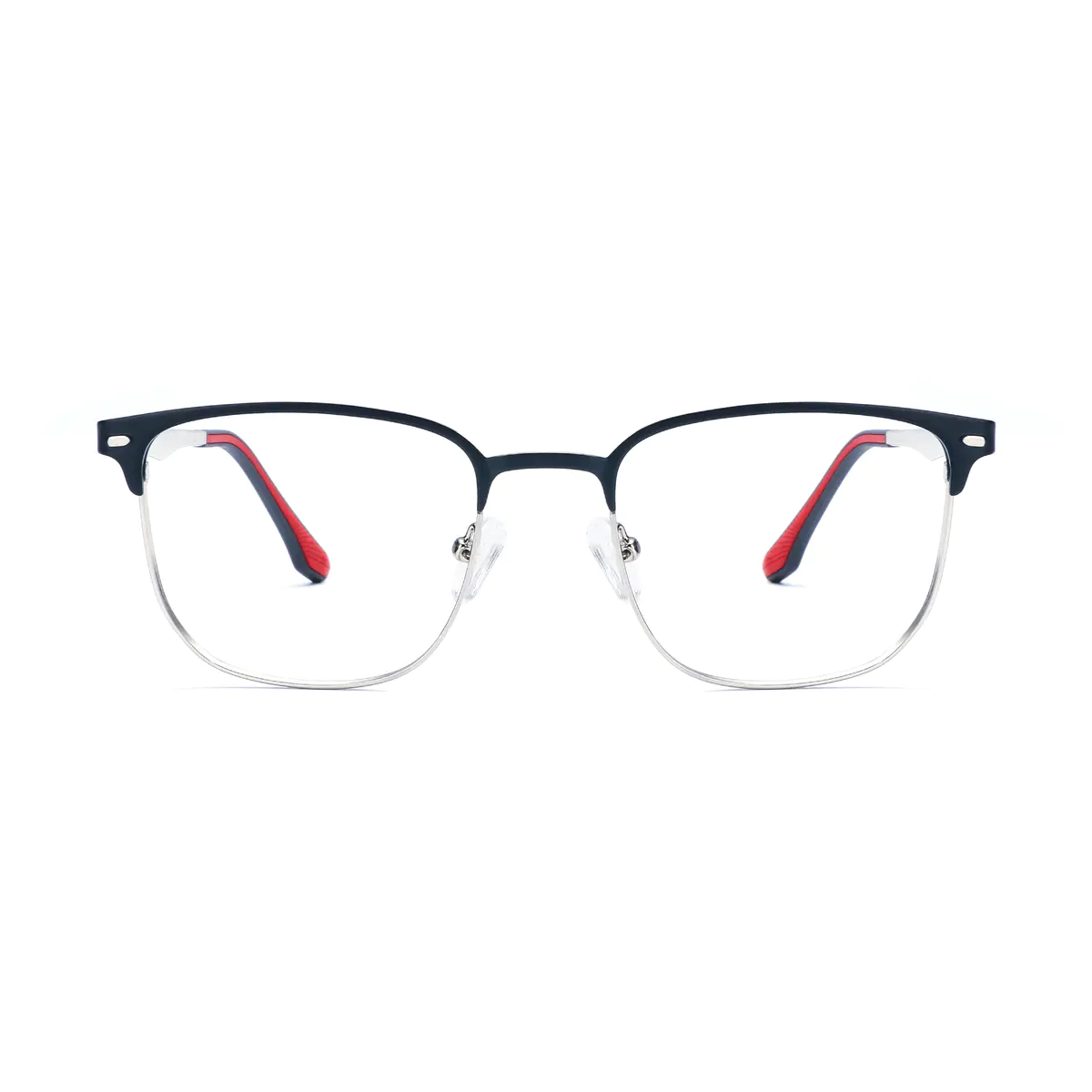 Square Gray/Silver Eyeglasses