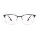 Square Gray/Silver Eyeglasses